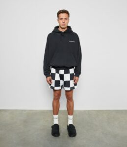 Chequered Mesh Shorts