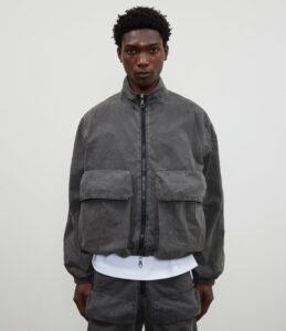 Garment Dyed Track Jacket