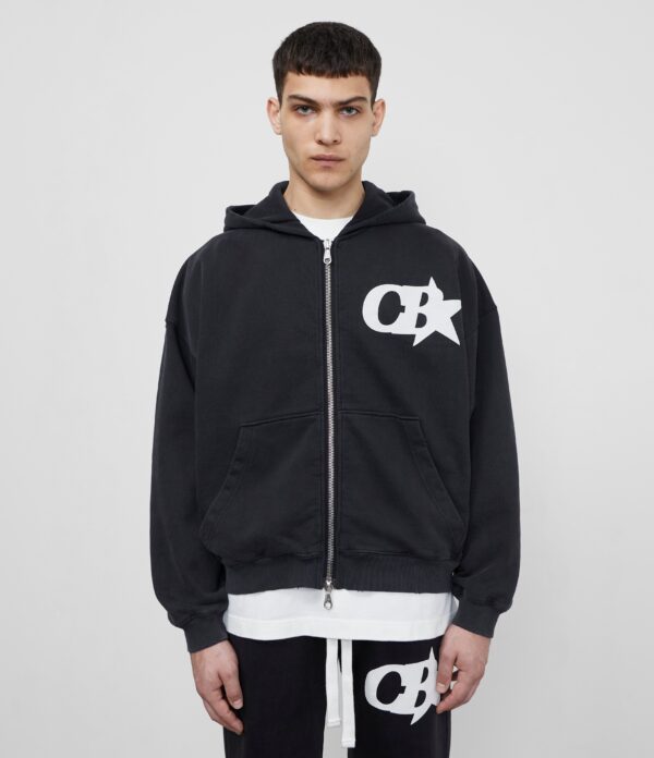 Cb Star Zipped Hoodie