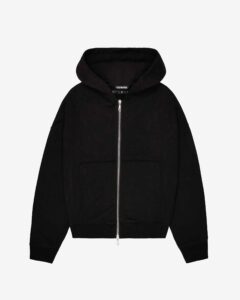 Warm Up Cropped Zipped Hoodie