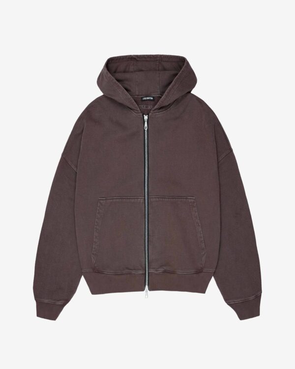 Warm Up Cropped Zipped Hoodie