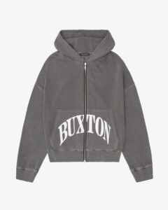 Heavyweight Cropped Logo Zip Hoodie