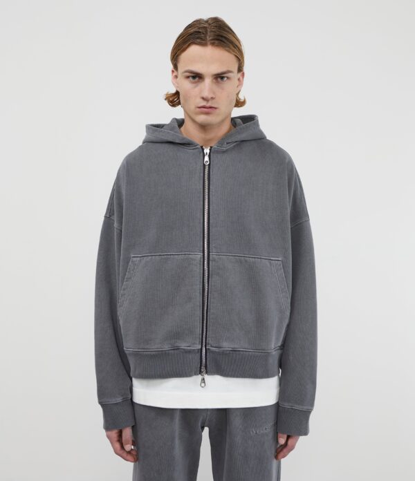 Warm Up Cropped Zipped Hoodie