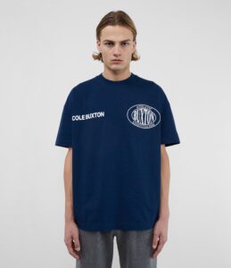 Double Logo Sports T - Shirt Blue